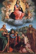 Andrea del Sarto Virgin with Four Saints Sweden oil painting artist